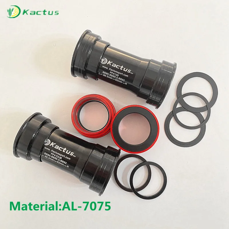 KACTUS Ceramic Bearing Bicycle Bottom Brackets PF4130 PF41DUB for SRAM DUB BB86 30mm Axis Road MTB Press Fit BB Bike Axis Parts