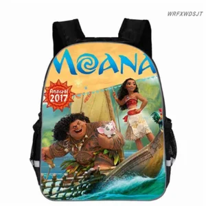 Nova Disney School Taschen Rucksack Schüler Tasche mit Cartoons Vaiana Moana Print Kinder Buchbag School Rucksack für Mädchen Hauptverkäufe Moana Children's Rucksack - №8