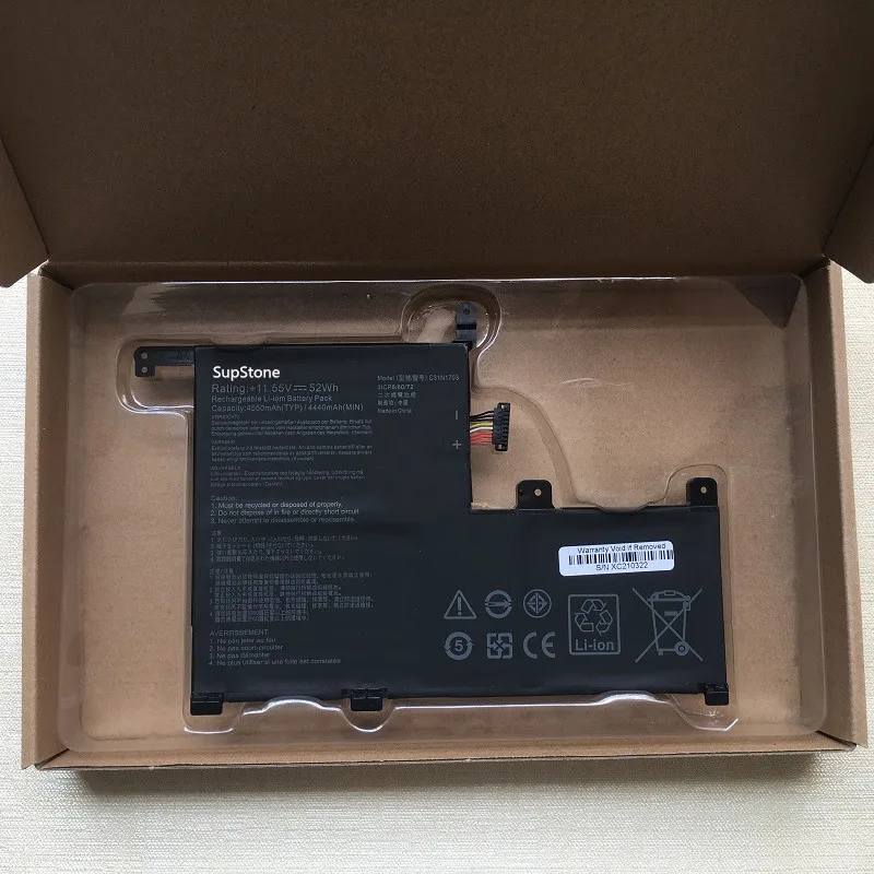 Imagem -06 - Supstone Novo C31n1703 Bateria do Portátil para Asus Zenbook Flip Ux561ua 2-em1 Bo056t Q525ua Ux561un Q505ua Bo012t-be Bo018t Bo021rb