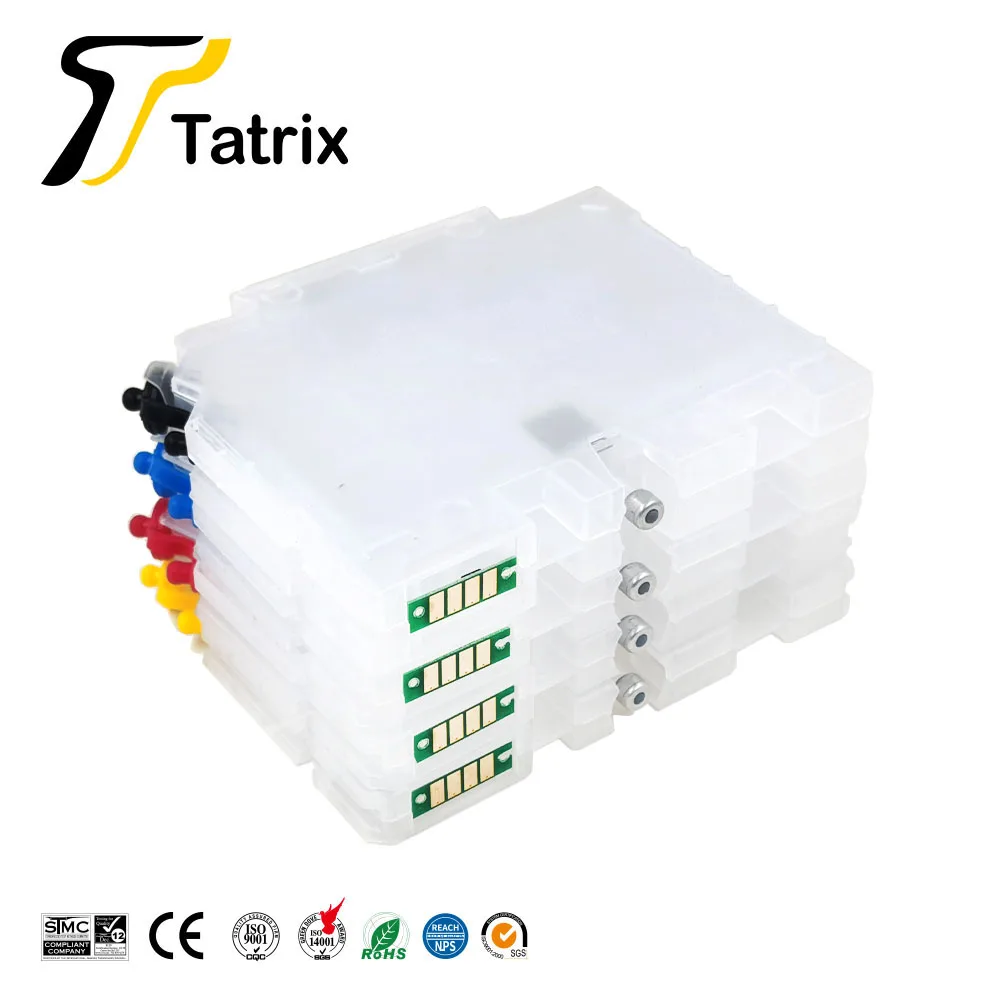 Tatrix Premium Sublimation Color Refillable Ink Cartridge SG400 NA/EU SG800 for Sawgrass Sublijet HD Virtuoso SG400 SG800Printer