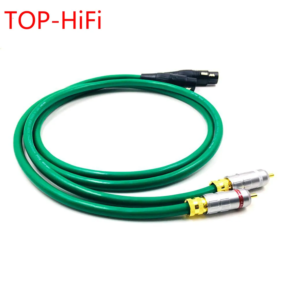 TOP-HiFi Pair Type-1016 RCA to XLR Balacned Audio Cable RCA Male to XLR Female Interconnect Cable with MCINTOSH USA-Cable