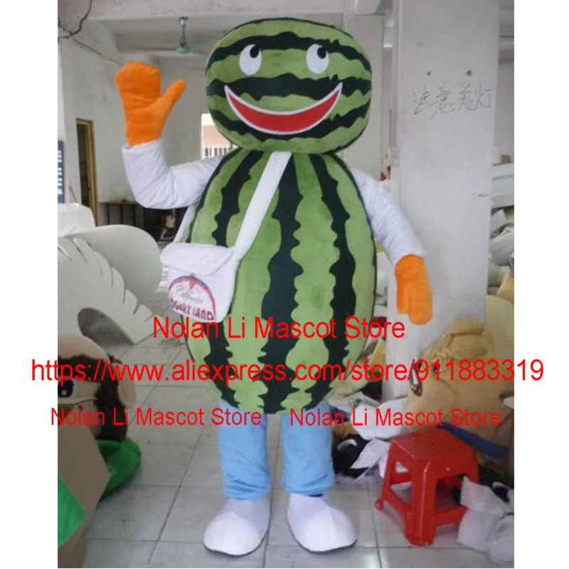 Hot Sale EVA Material Watermelon Mascot Costume Fruit Cartoon Suit Birthday Party Cosplay Adult Size Advertising Campaign 561