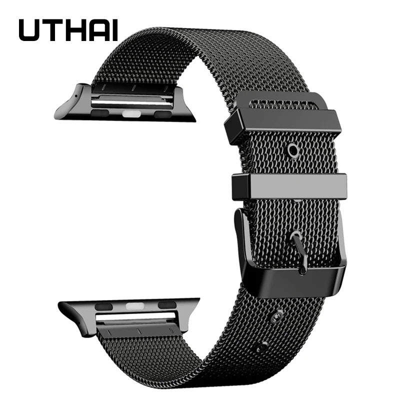 UTHAI P42 Watchbands Suitable for Apple Watch Apple Watch Band 3 4th Generation Milanese watch strap image 5