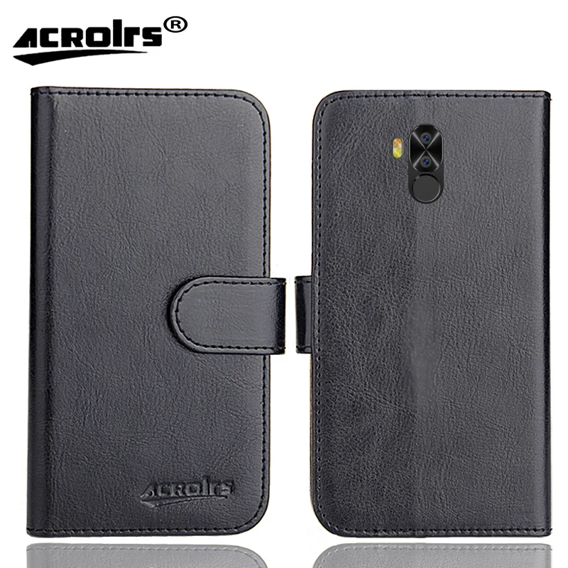 

Doogee N100 Case 5.99" 6 Colors Flip Soft Leather Crazy Horse Phone Cover Stand Function Cases Credit Card Wallet