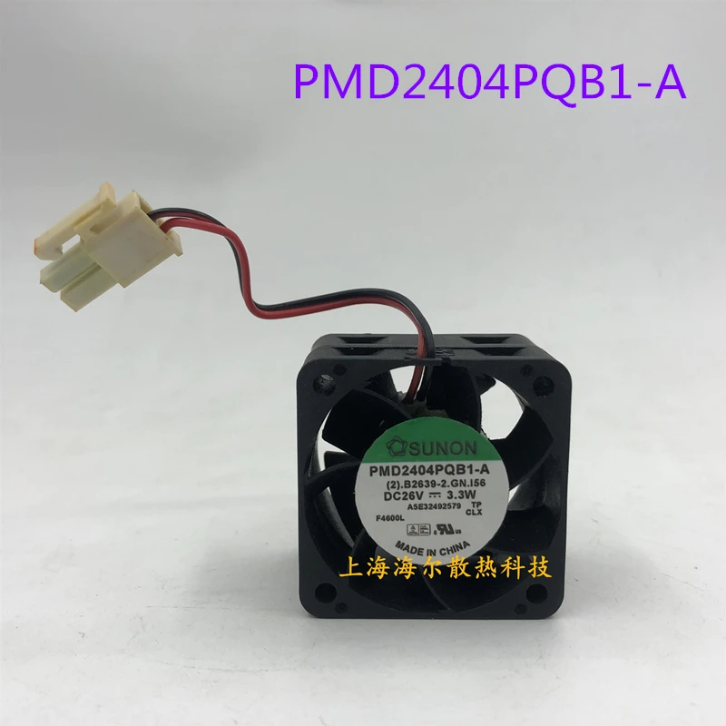 

New PMD2404PQB1-A 26V 3.3W 4cm 40*40*28 inverter axial fan 2-wire with original plug