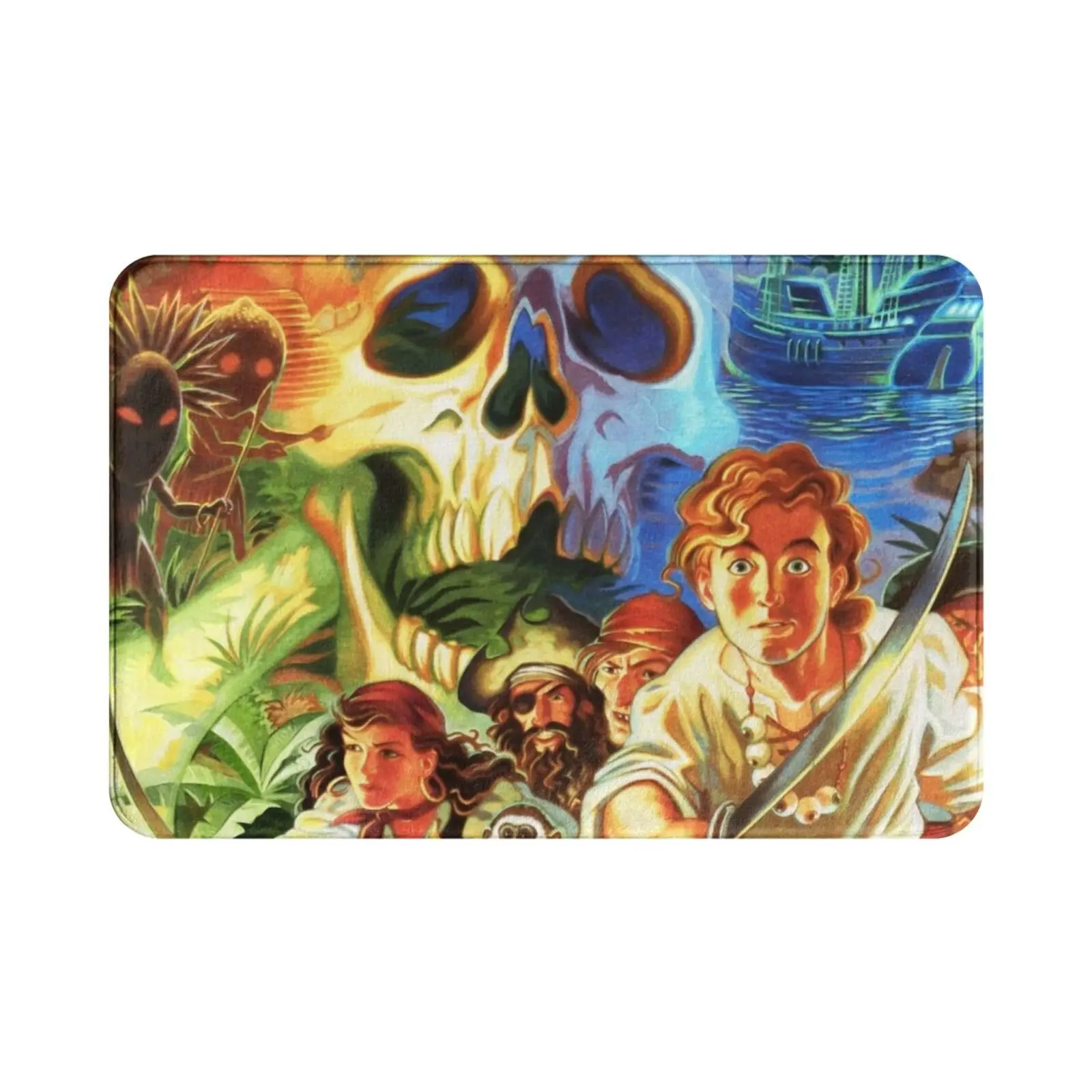 Monkey Island Carpet Carpet Monkey Island Retro Pixel Pirate Guybrush Lechuck Secret