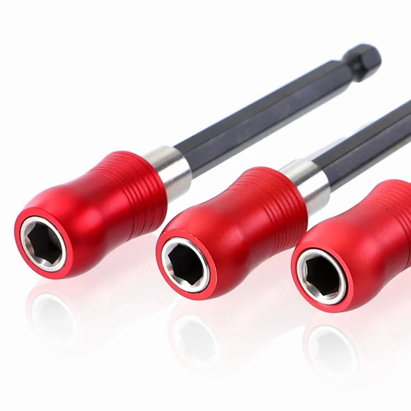 1/4'' Screwdriver Bit Holder Self-locking Magnetic Bit Holder Drill Bit Extension Bar for Power Tool
