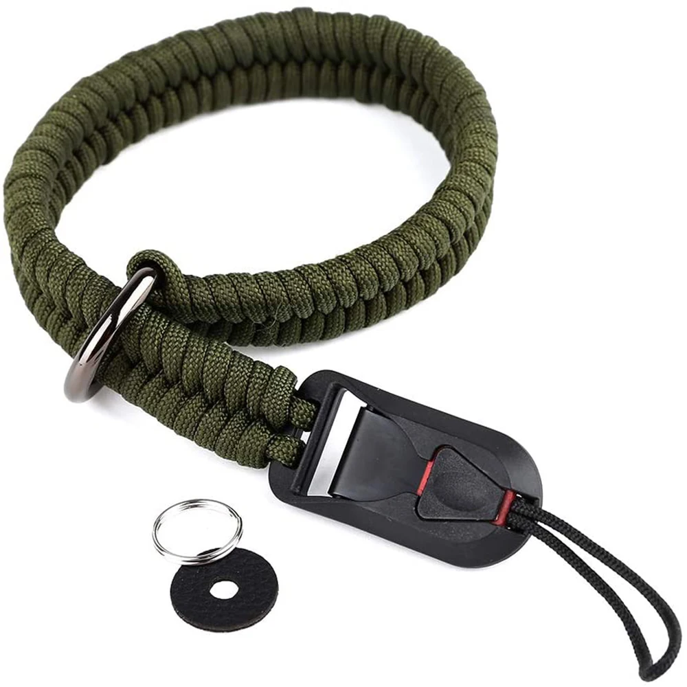 Quick Release Connector With Base for Sony Canon Nikon Fujifilm Olympus Leica SLR Camera Shoulder Strap Hand-Woven Wristband