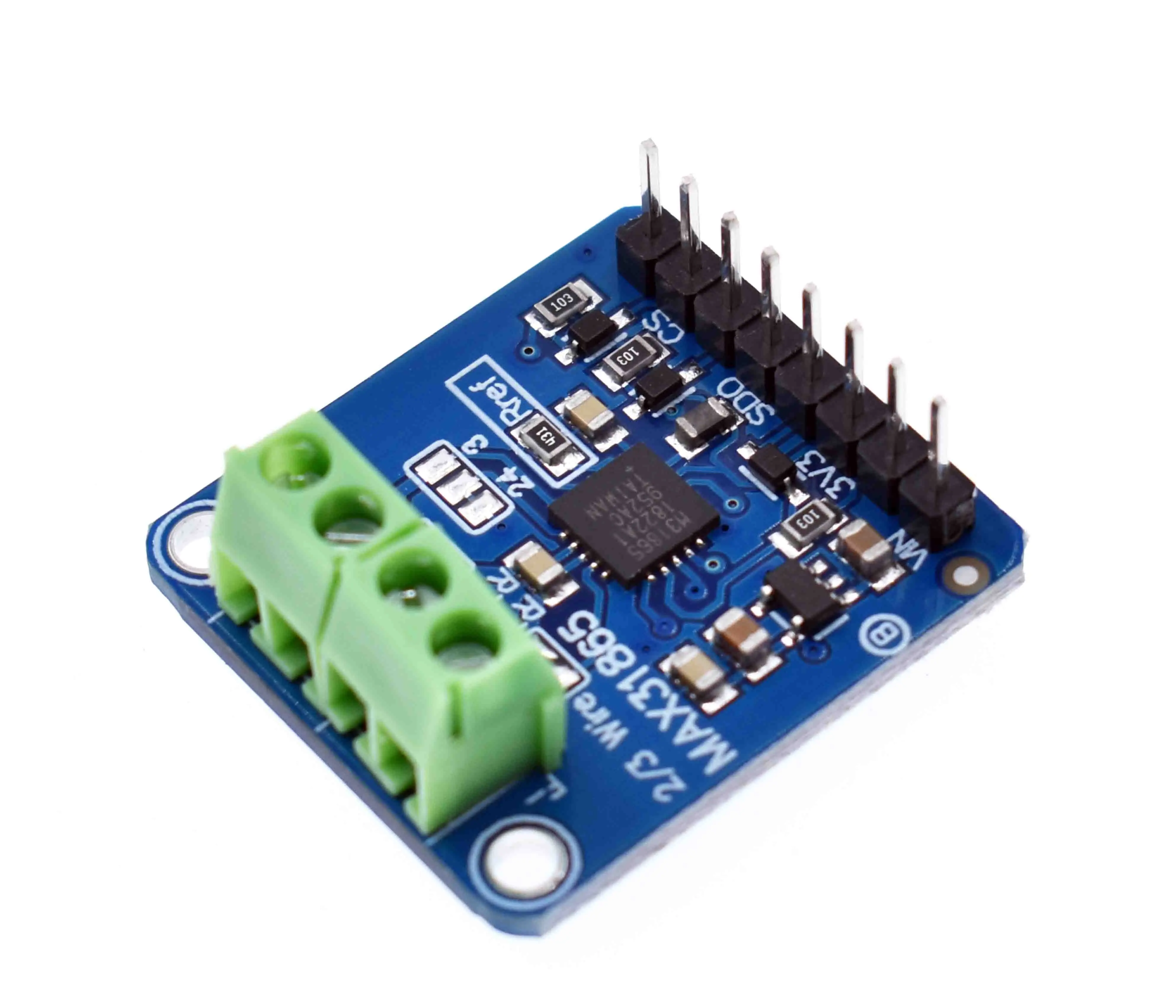 SPI 3.3V/5V MAX31865 PT100/PT1000 RTD-to-Digital Converter Temperature Thermocouple Sensor Amplifier Board Module For Arduino
