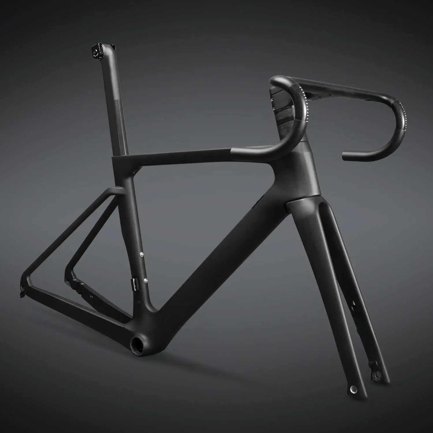 ICANBikes New AERO Carbon Road Bike frame BB86 with disc brakes customized paint