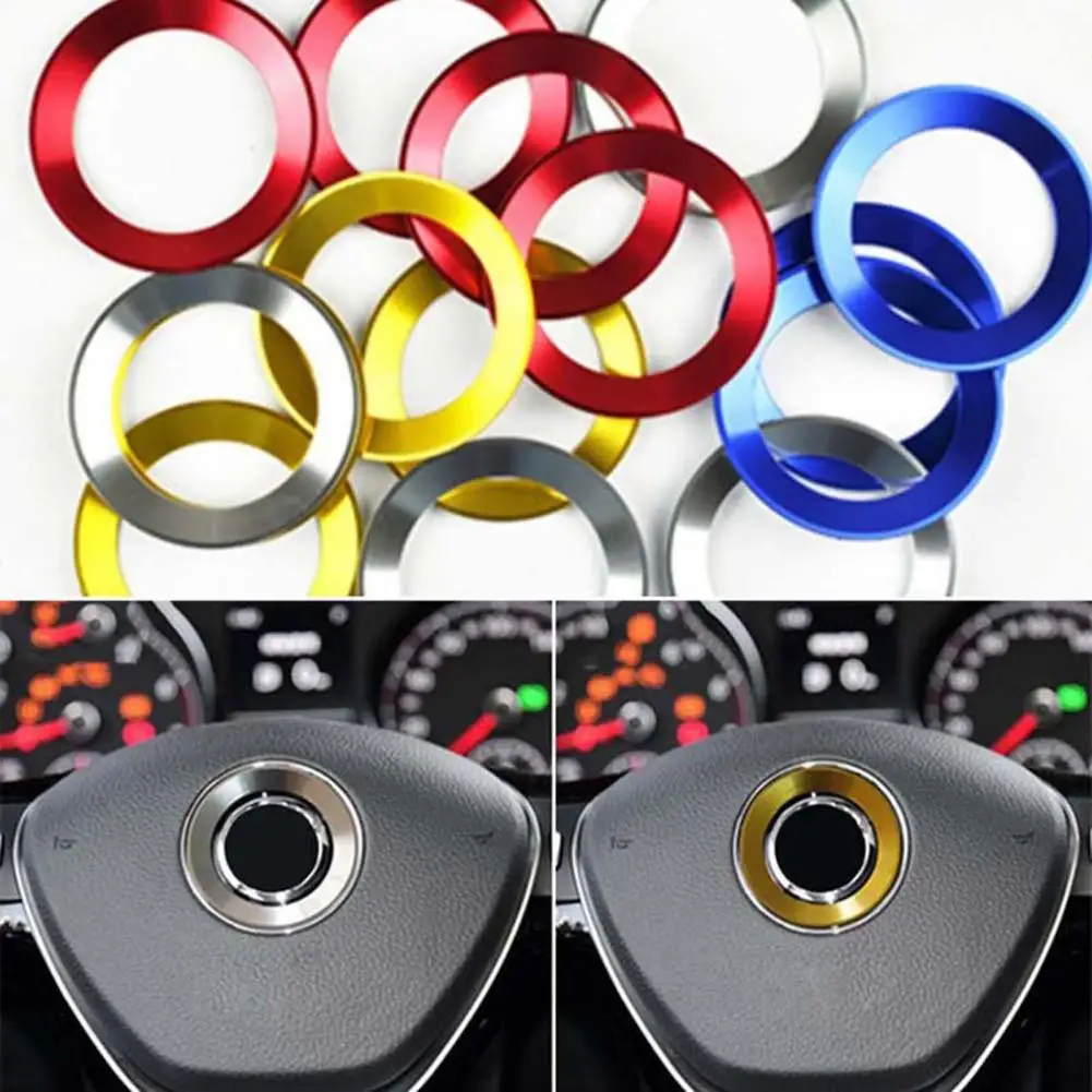 Decorative Circle Removable Car Sticker Bright Colors Circle  Beautiful Bright Interior Refit Stickers