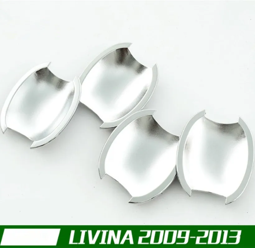 

Подходит для Nissan LIVINA 2009-2013 хромированная ABS дверная ручка крышка чаши рамка отделка стайлинга автомобилей