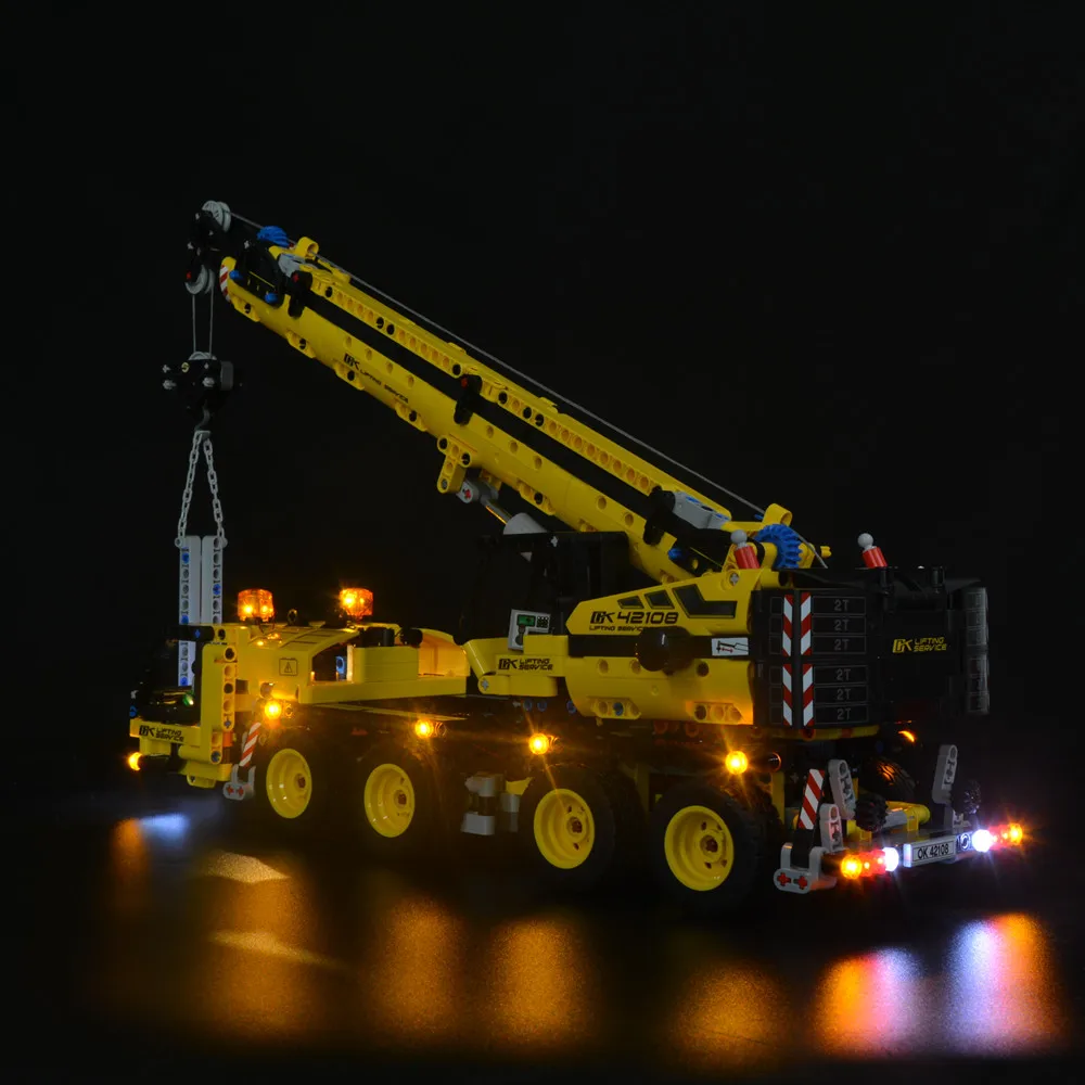 EASYLITE LED Light Set For 42108 Mobile Crane DIY Toys Building Blocks Bricks Only Lighting Kit Not Include Model