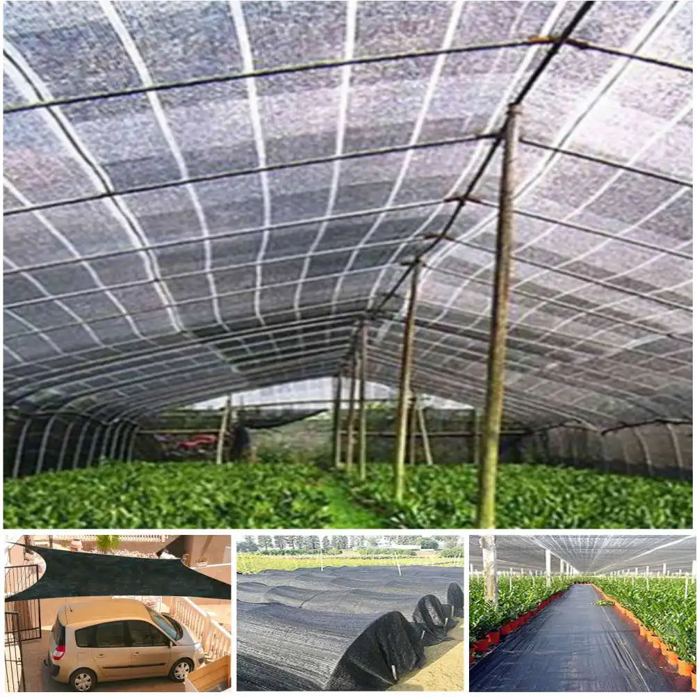 6pin 70% Garden Sunscreen Sunshade Net Shading Net Anti-UV Outdoor Shelter Net Sun Sails Protection Flower Plants Car Shelter