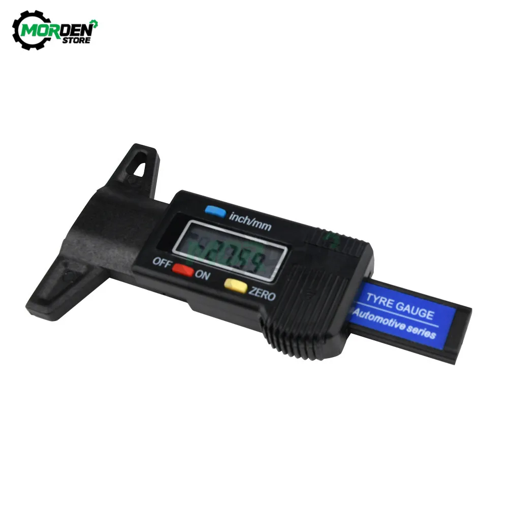 Digital Car Tyre Tire Tread Depth Gauge Meter Auto Tire Wear Detection Caliper Thickness Gauge Measuring Tool Dropship