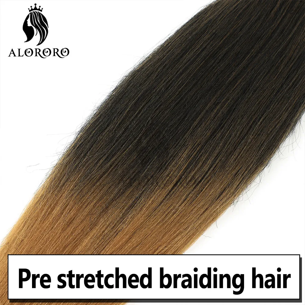 16/20/22/26/30/42 Zoll Flechthaare, vorgedehnt, lange Boho Knotless Braids, synthetische Box Braids, Yaki-Textur – Detail 21
