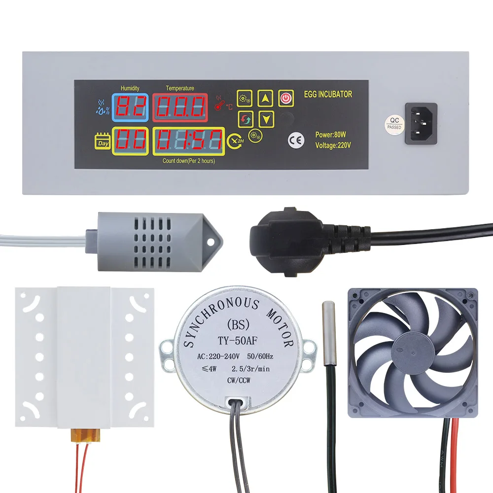DIY Egg Incubator Controller For Hatching Chicken Duck Goose Spare Parts Temperature Accessories Set