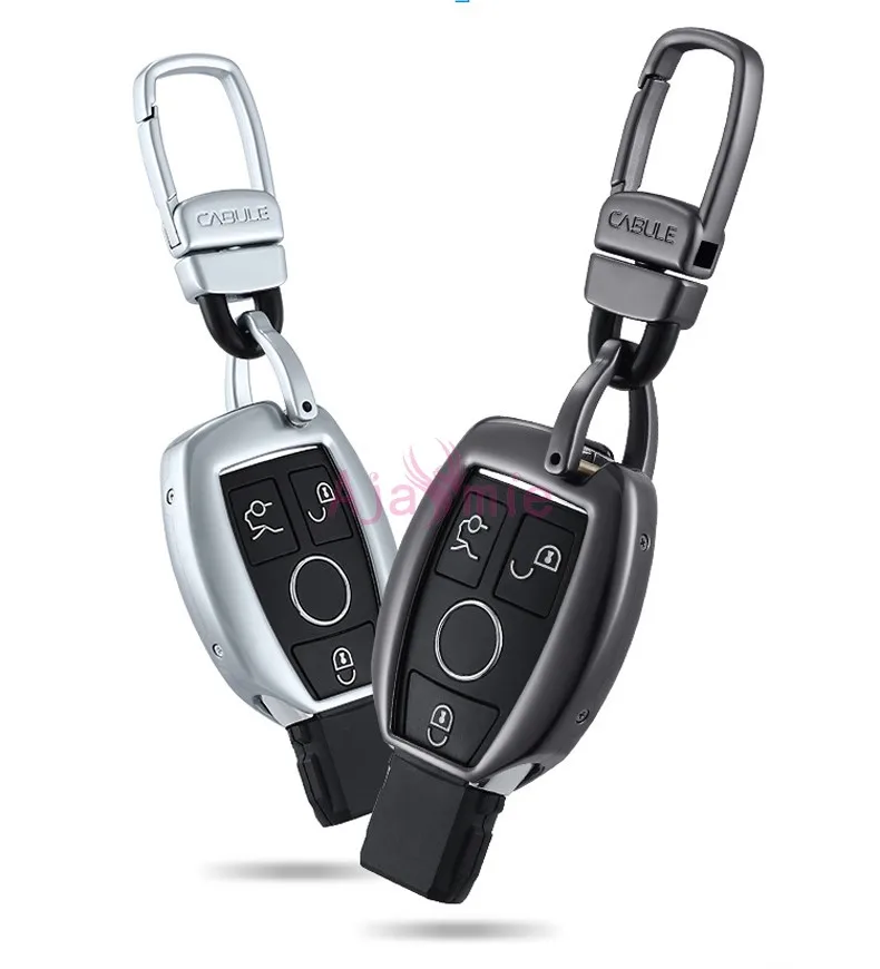 For Mercedes Benz CLA GLA GLK AMG GLC C C200 B200 S C E Class W213 Key Chain Case Ring Aluminium Alloy Car Accessories