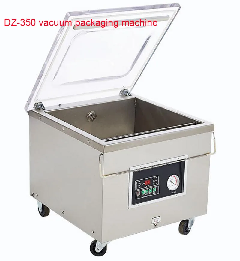 Máquina de empacotamento automática do aferidor do vácuo do desktop, máquina DZ-350 da selagem do saco