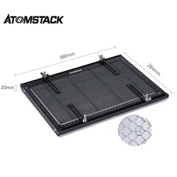 ATOMSTACK Universal Laser Cutting Honeycomb Panel Wood Acrylic Cutting Thickening Belt Fixing Fixture