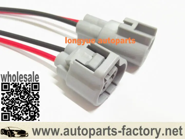 Longyue 10set Connector Wire Harness Fan Radiator Relay 246810-3560 1B843 For Toyota Lexus Camry Japan