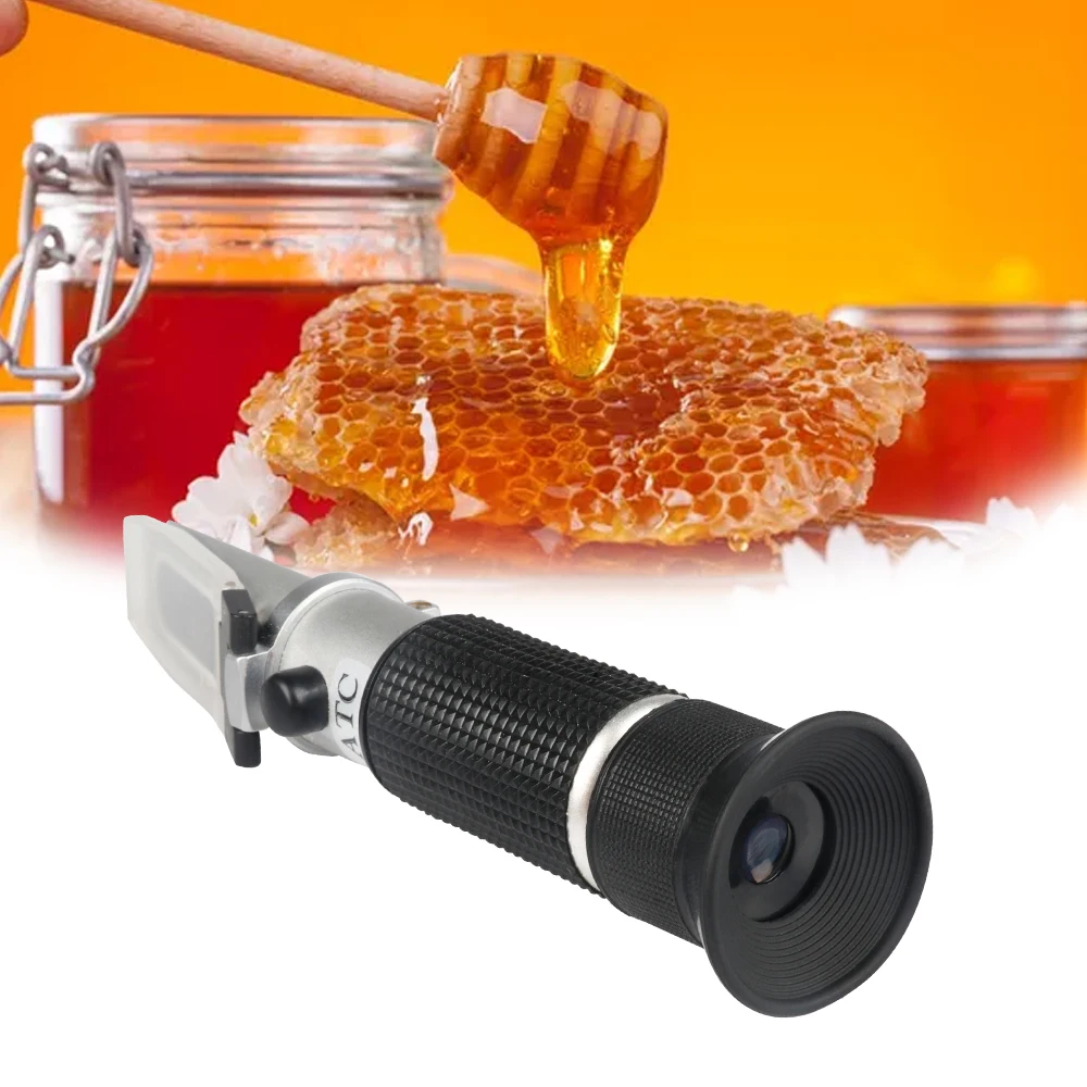 Beekeeping tools Honey Refractometer for Honey Moisture Brix and Baume, 3-in-1 Uses, 58-90% Brix Scale Rang Bee Keeping Supplies