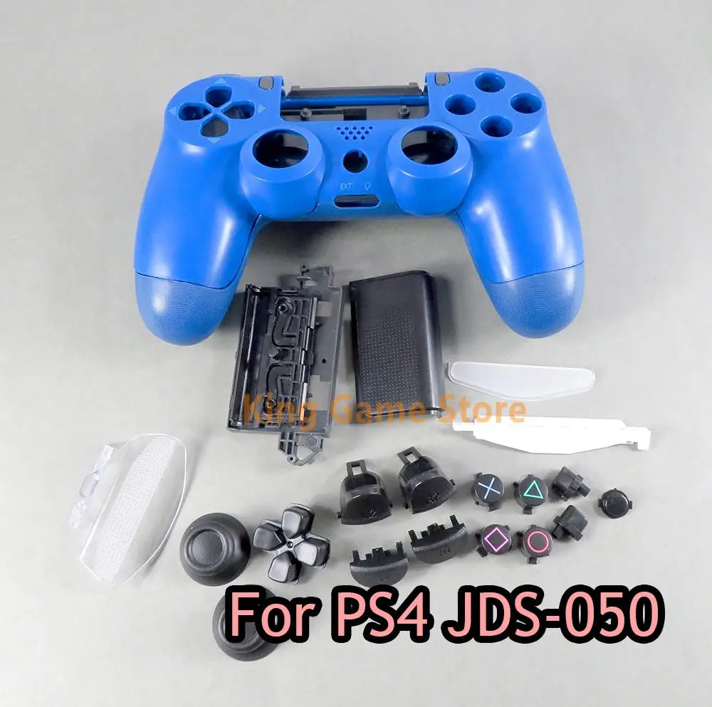 1 Set/lot Casing Kulit Pelindung Penutup Cangkang Perumahan Cangkang Keras Plastik untuk Pengendali Playstation PS4 JSD 050 JDM 050 JDS 055