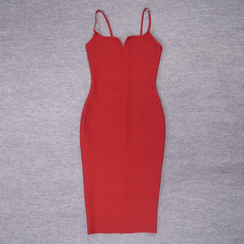 

HQBORY сексуальное бандажное длинное бандажное платье винно-красного цвета с v-образным вырезом на бретельках без рукавов качественные тонкие эластичные вечерние платья