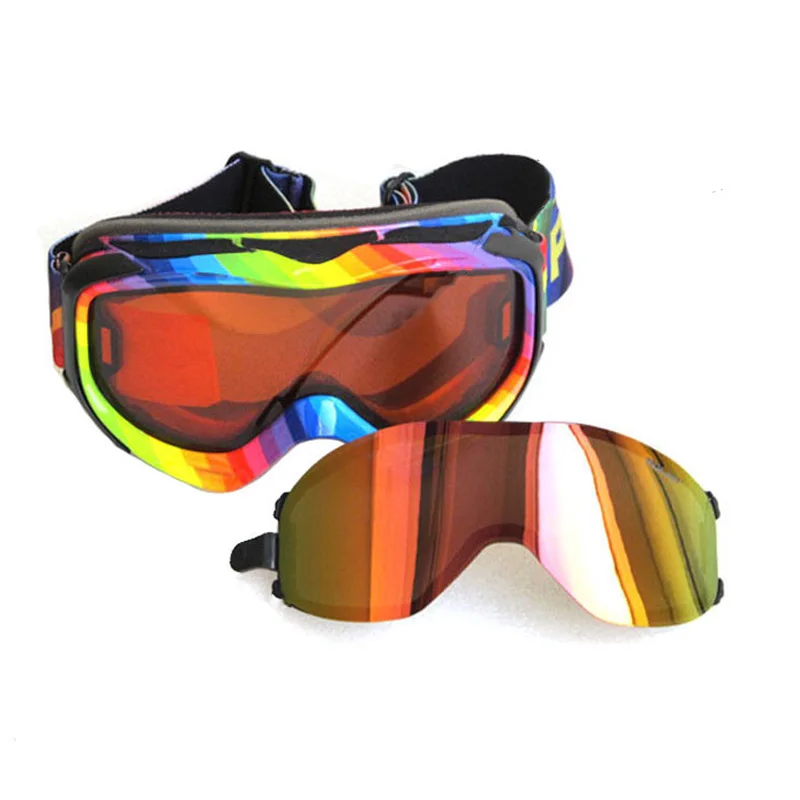 Two Lens Men Polarized Skiing Goggles Women Snowboard Sports Mask Goggles Anti-fog Lens Professional For Night Ski Glasses W321