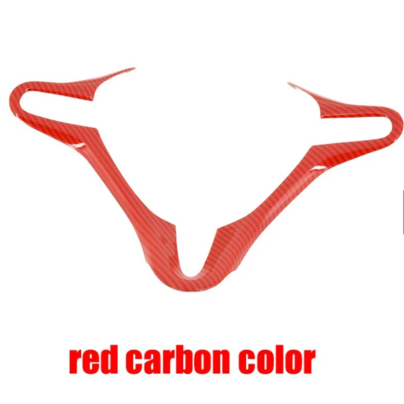 Suitable for Honda JAZZ 2008-2013 carbon fiber pattern steering wheel cover trim, FIT red interior  2009 2010 2011 2012 2013