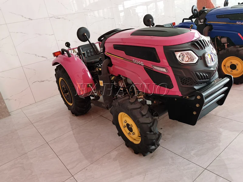 Gardenhouse Four Cylinder Engine 50HP Orchard  Machine Multifunction Farm Tractors Micro Tractors