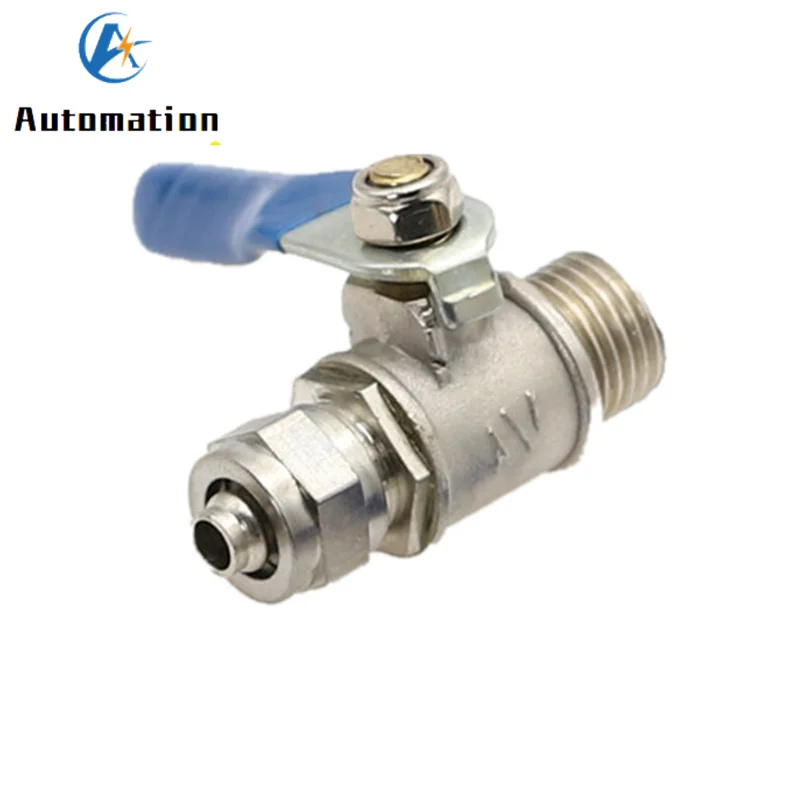 1pcs Pneumatic Copper Ball Valve 1/4