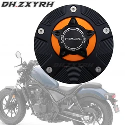 Gas Fuel Tank Cap for Honda Rebel CMX 500 300 CMX300 2017 2018 2019 2020 New Motorcycle CNC Quick Release Cover