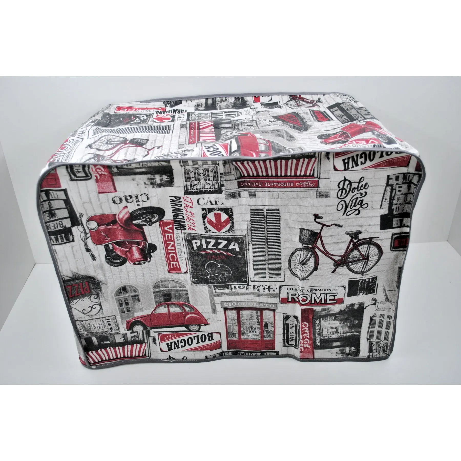 Stain-resistant fabric protective case for ROBOT MONSIEUR CUISINE CONNECT. MOD. MOTORCYCLES