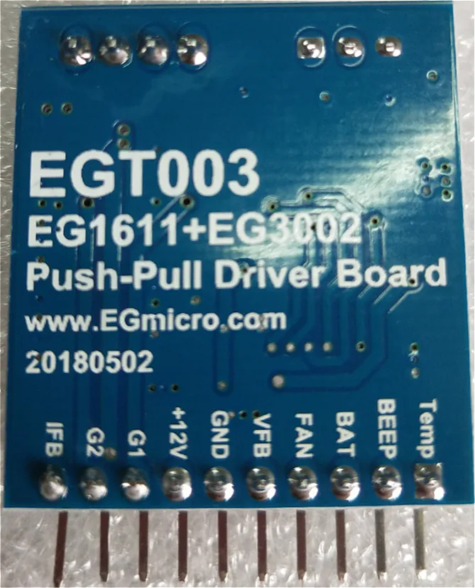 Placa de accionamiento frontal del inversor EGT003, módulo de controlador EG1611 EG3002, cuasi resonancia, 1000W