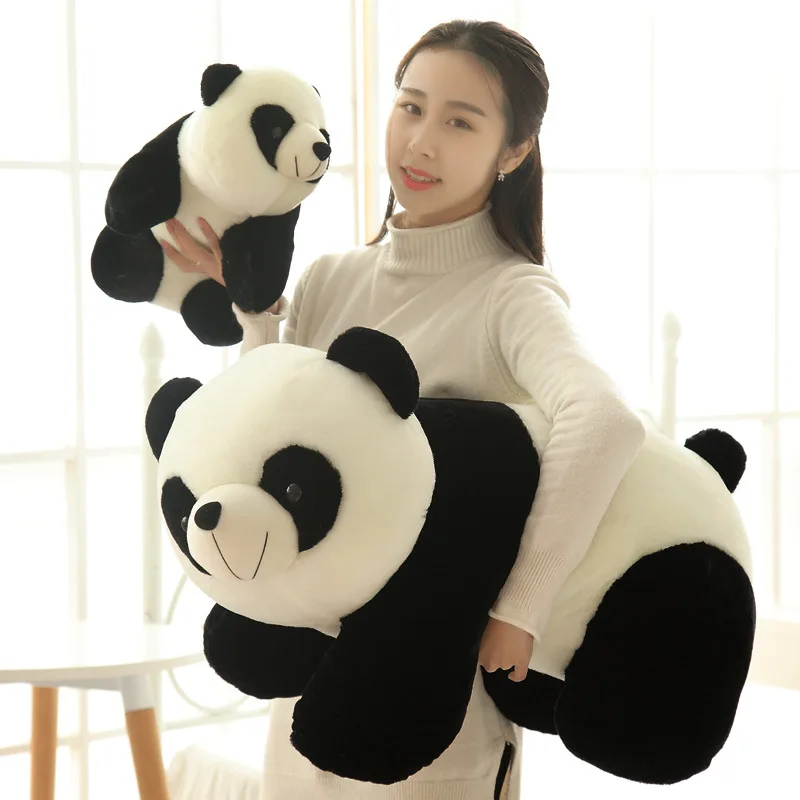 Cute Baby Big Giant Panda Bear giocattoli di peluche peluche cuscino per bambole cuscino Cartoon Home Bed Decor regalo