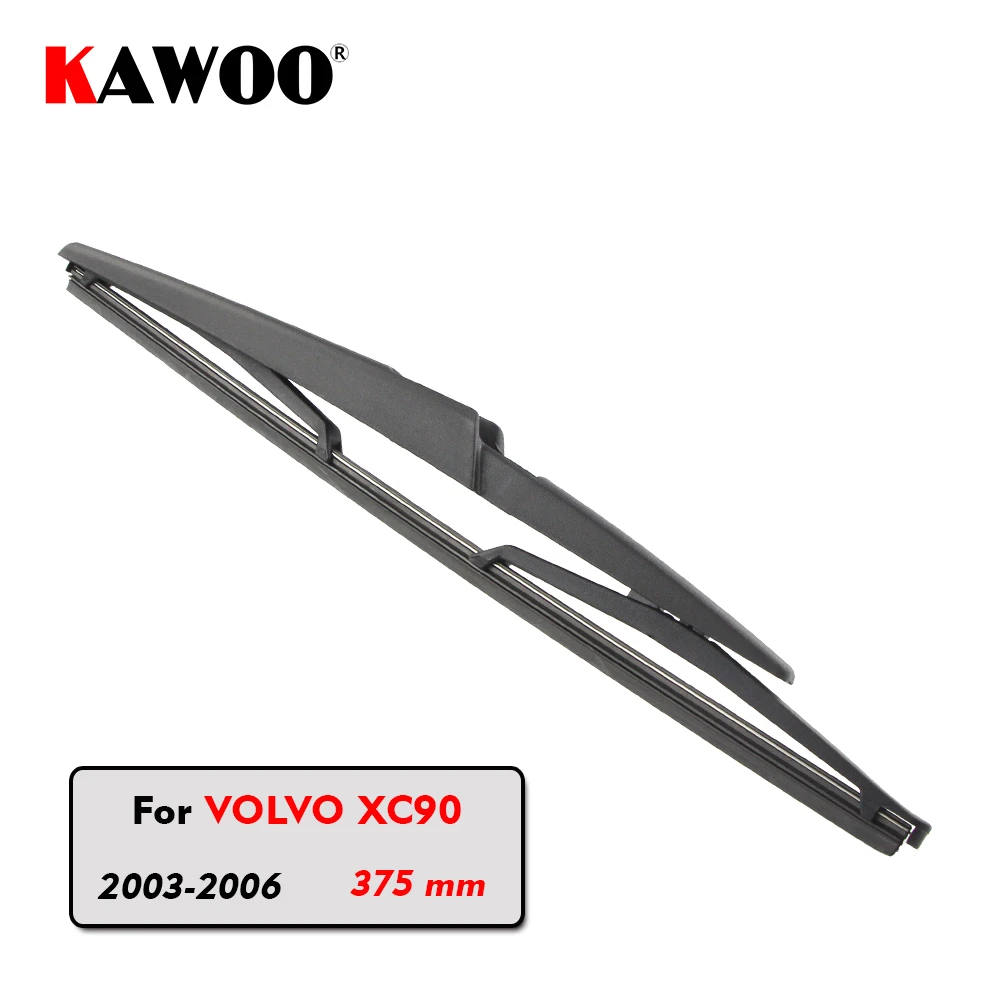 KAWOO Car Rear Wiper Blade Blades Back Window Wipers Arm For VOLVO XC90  Hatchback (2003-2006) 375mm Auto Windscreen Blade