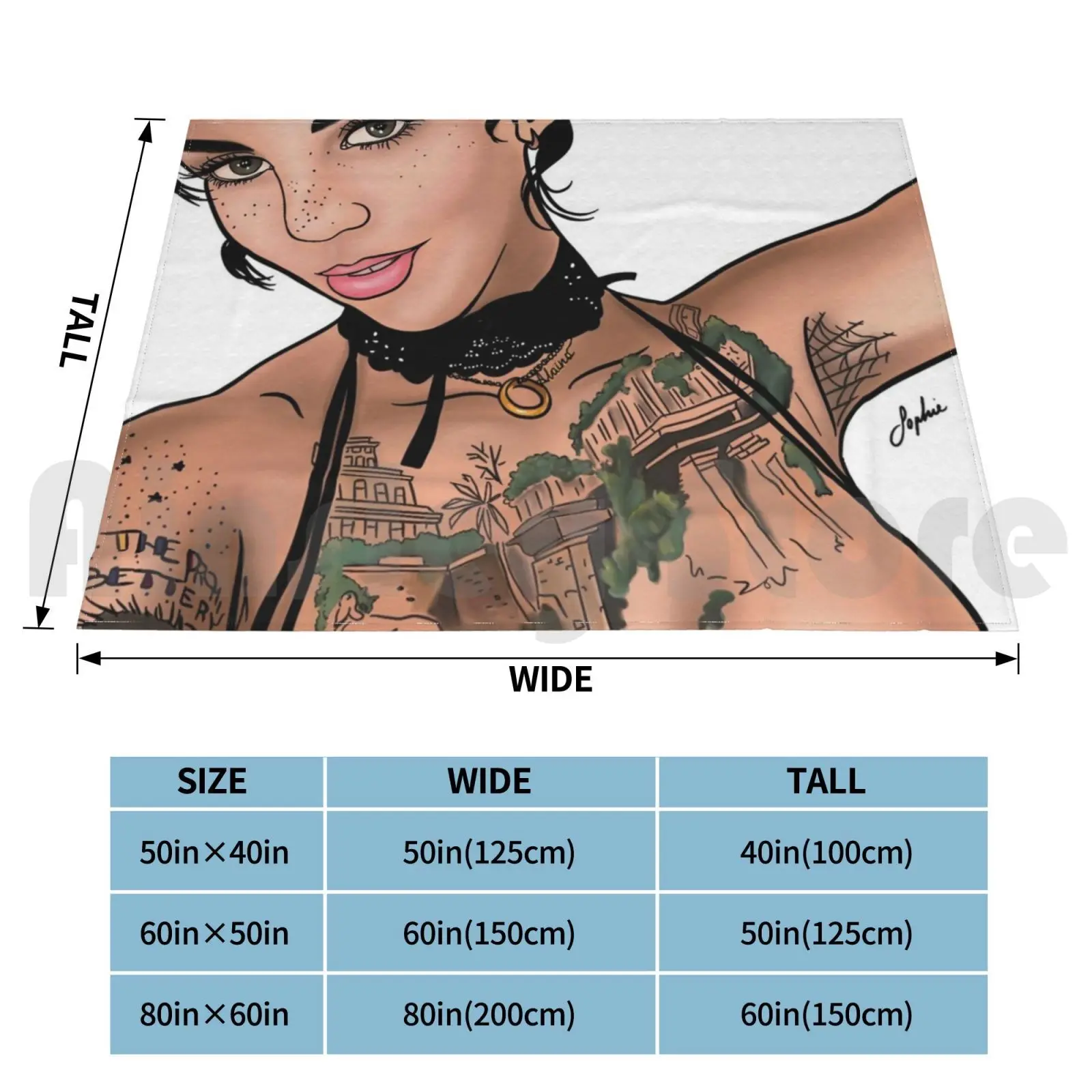 Blanket Inked Girl-Bonnie Rotten 3277 Girls Inkedgirl Blonde Inked Tattoos Tribal Back Sex