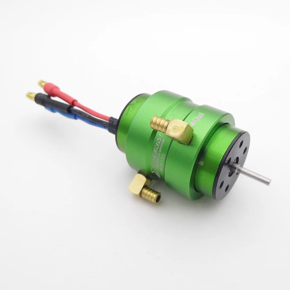 2440 KV4500 Brushless 24mm Water Cooling Jacket 4-Magnetic poles Motor for RC Boat Drive Jet Marine Submarine