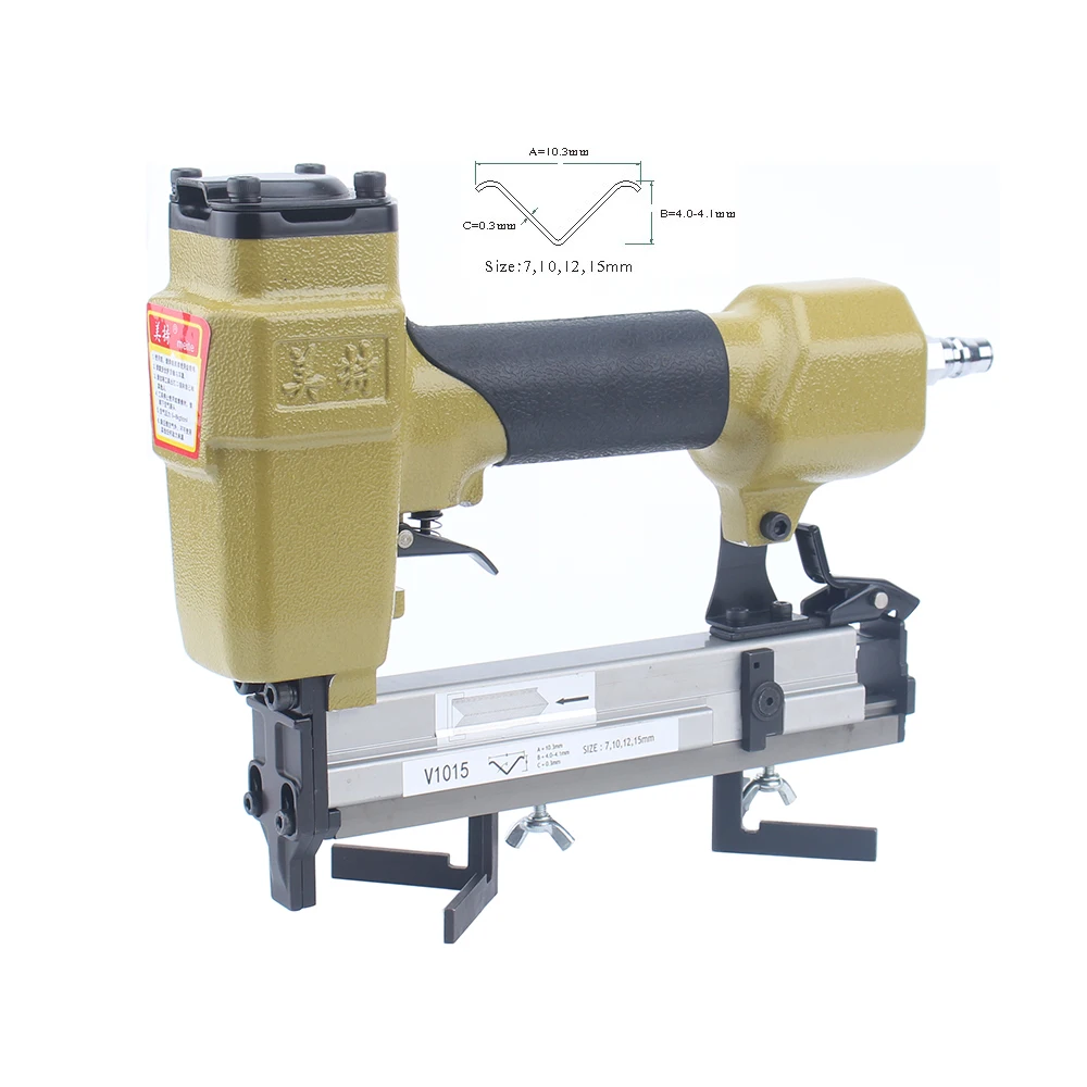 Meite V1015B Pneumatic V Nailer Frame Nail Gun V-type nail 4*10.3mm 7-15mm Frame Stapler