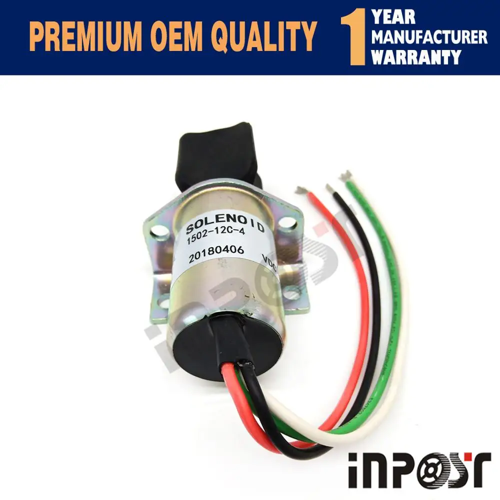 12v Fuel Shutoff Solenoid For Corsa Electric Captain's Call Systems10138PRL 1502-12C