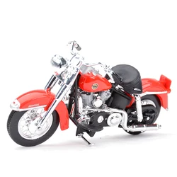 Maisto 1:18 Harley Davidson 1958 Duo Duo Glide Die Cast araçlar koleksiyon hobiler motosiklet Model oyuncaklar