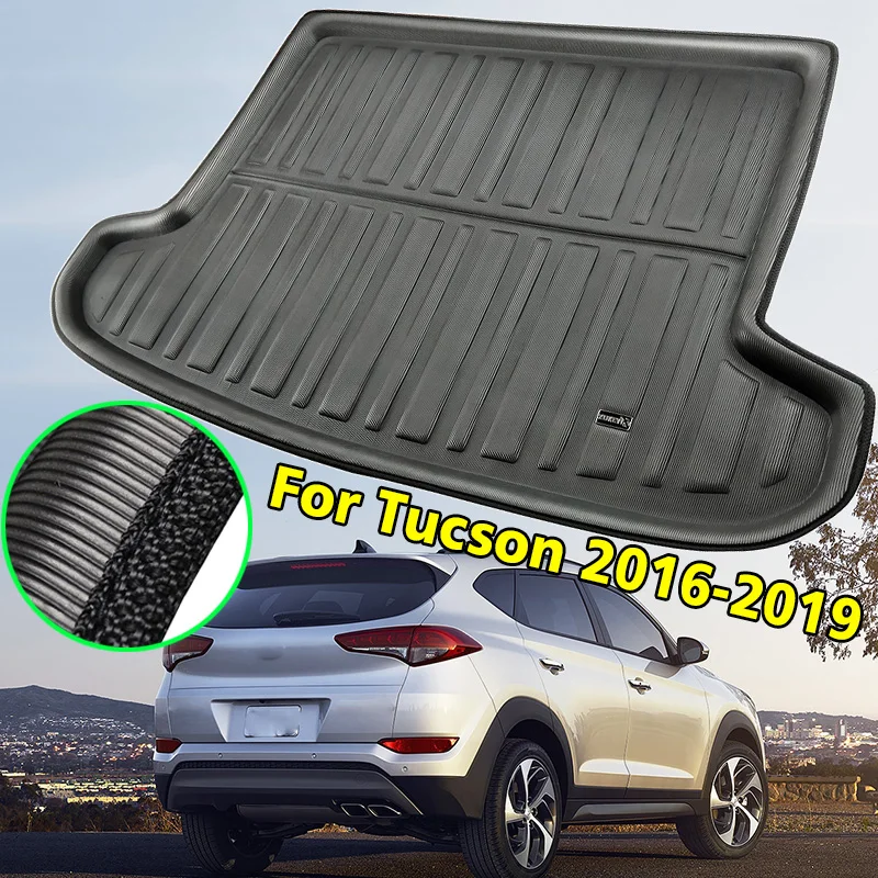 

Trunk Pad Liner Pallet Luggage Floor Mat Anti-Fouling Waterproof For Hyundai Tucson TL 2015 2016 2017 2018 2019