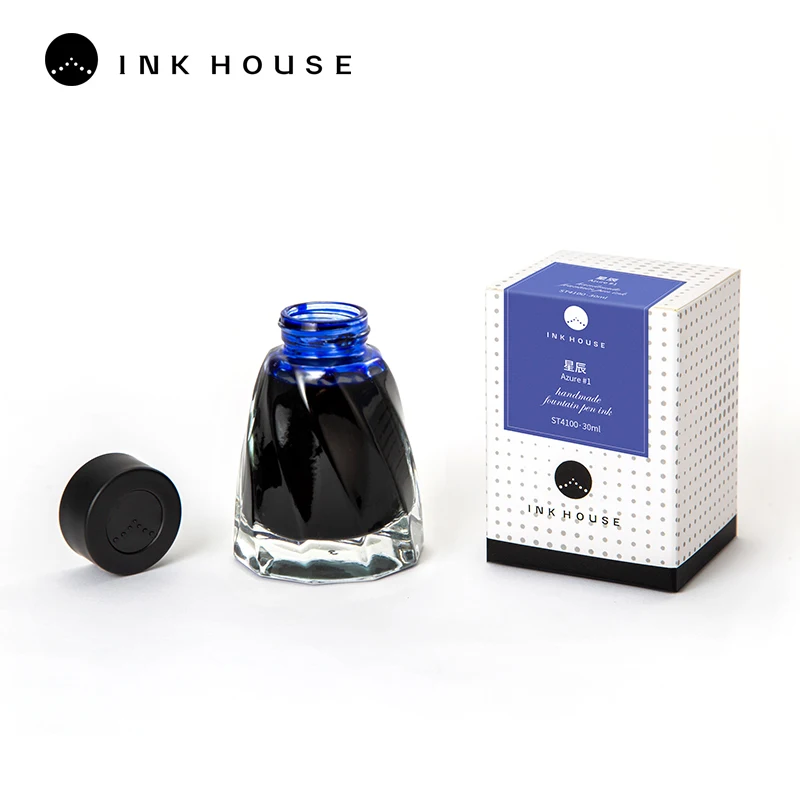 30ml/bottle Ink Book Of Songs Series Blue Green Ink 30ml Color Ink Pen Ink For Students To Write Office Stationery