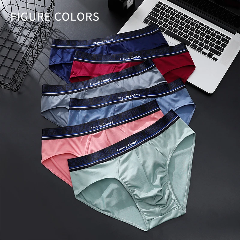 [FC genuine] underwear men's triangle summer thin breathable graphene antibacterial men's bottoms green middle waist trouser hea