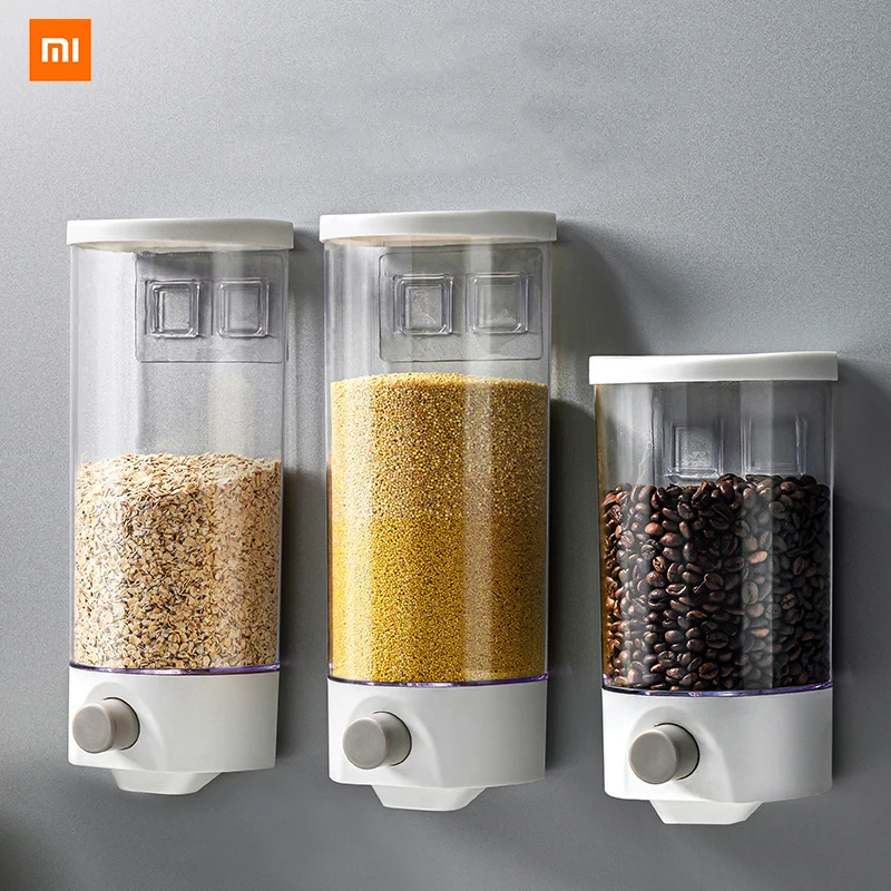 

Xiaomi Youpin storage box kitchen wall-mounted storage box cereal storage tank rice bean airtight tank oatmeal airtight tank