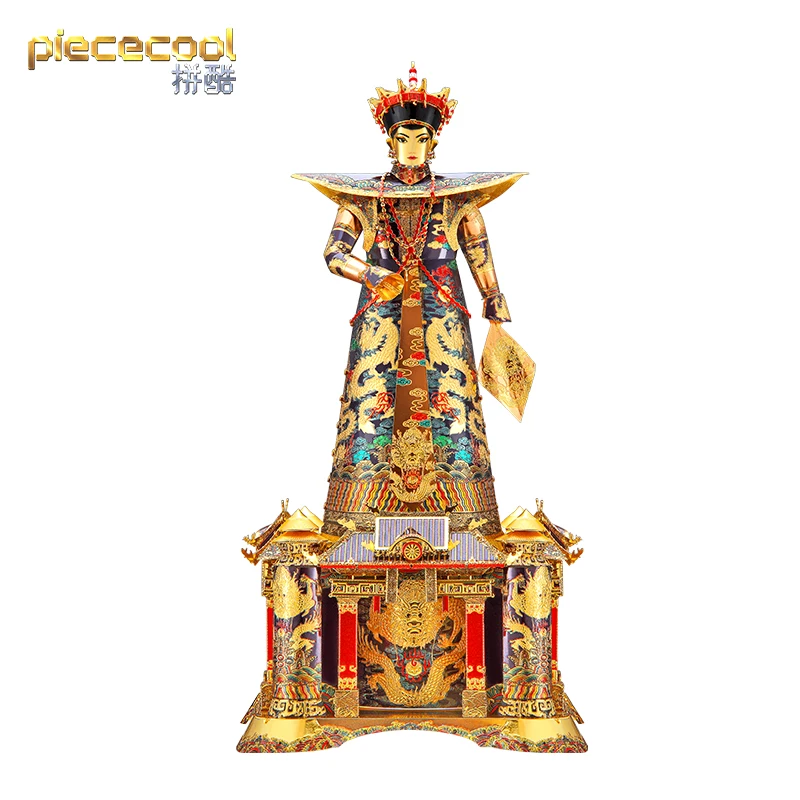 Piece cool 3D Metal Puzzle Queen Ruyi soldier Music box Model kits DIY Laser Cut Assemble Jigsaw Toy GIFT