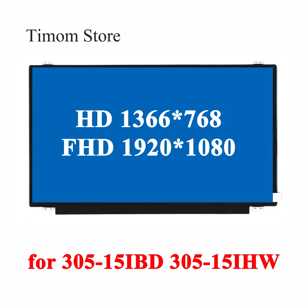 para lenovo ideapad 30515ibd 20597 80nj 305 15ihw ideapad 20596 80nh 156 laptop hd 1366 768 fhd 1920 1080 tn edp 30 pinos de exibicao 01