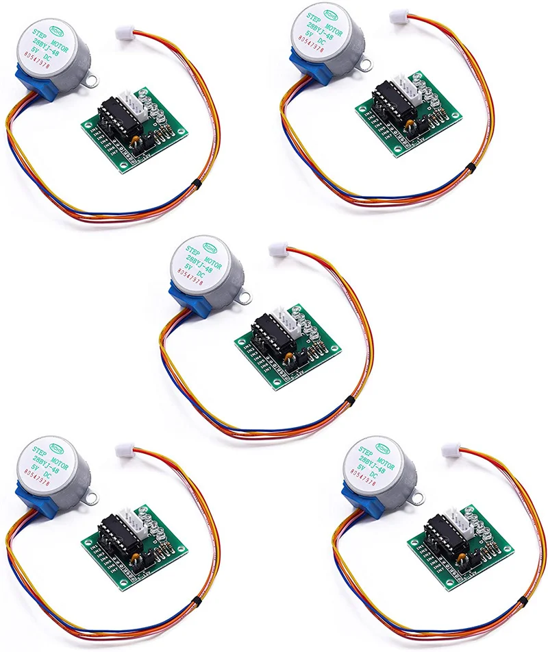 

5pcs/lot 28BYJ-48 ULN2003 5V Stepper Motor + ULN2003 Driver Board Suitable For Arduino Driver Test Module DIY Kit