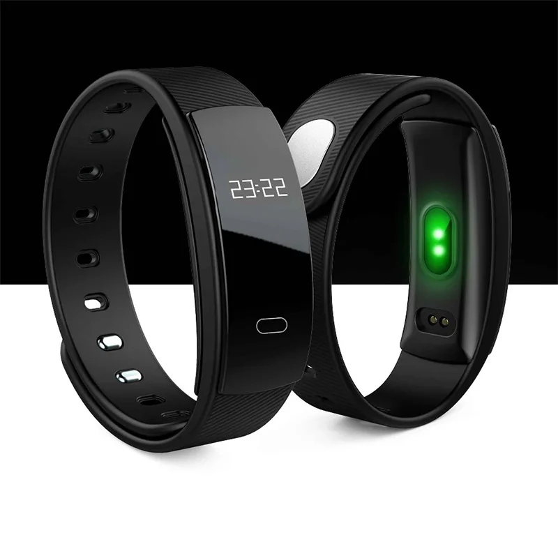 

Wireless Smart Watch Bracelet Wristband QS80 Fitness Tracker Activity Trackers Blood Heart Rate Monitor Sport Smart Watches